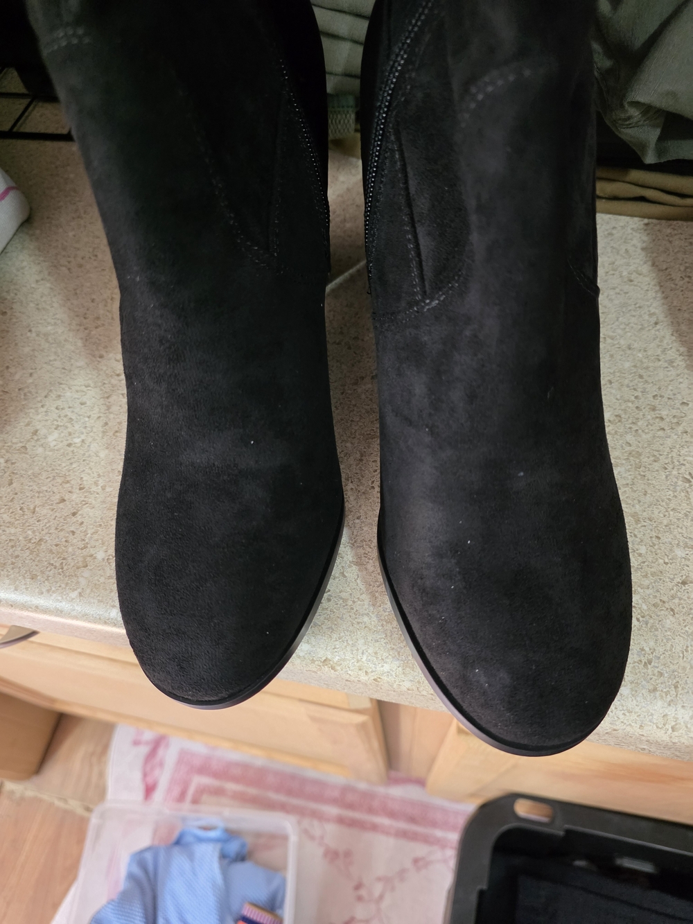 Black Suede Women's Boots